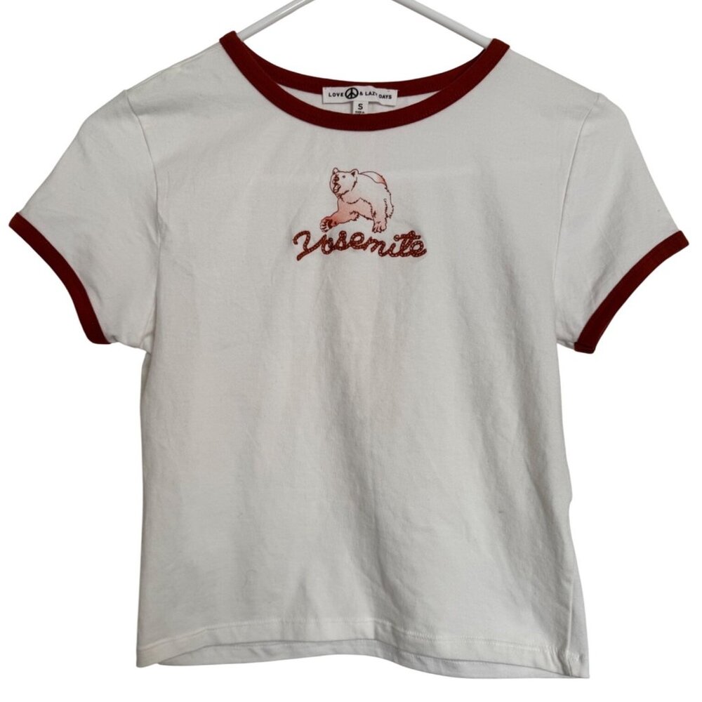 Love & Lazy Days Yosemite Kids Small Short Sleeve Tee Shirt NWOT Childrens